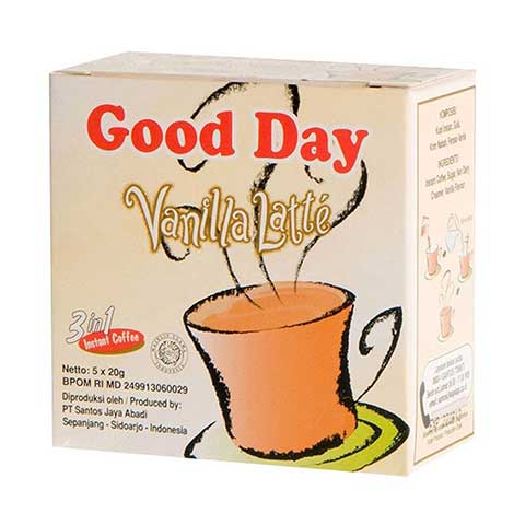GOODDAY VANILLA LATTE 3IN1 10X20G